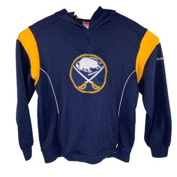 Reebok Buffalo Sabres Blue Sweatshirt Size Large - Picture 1 of 4